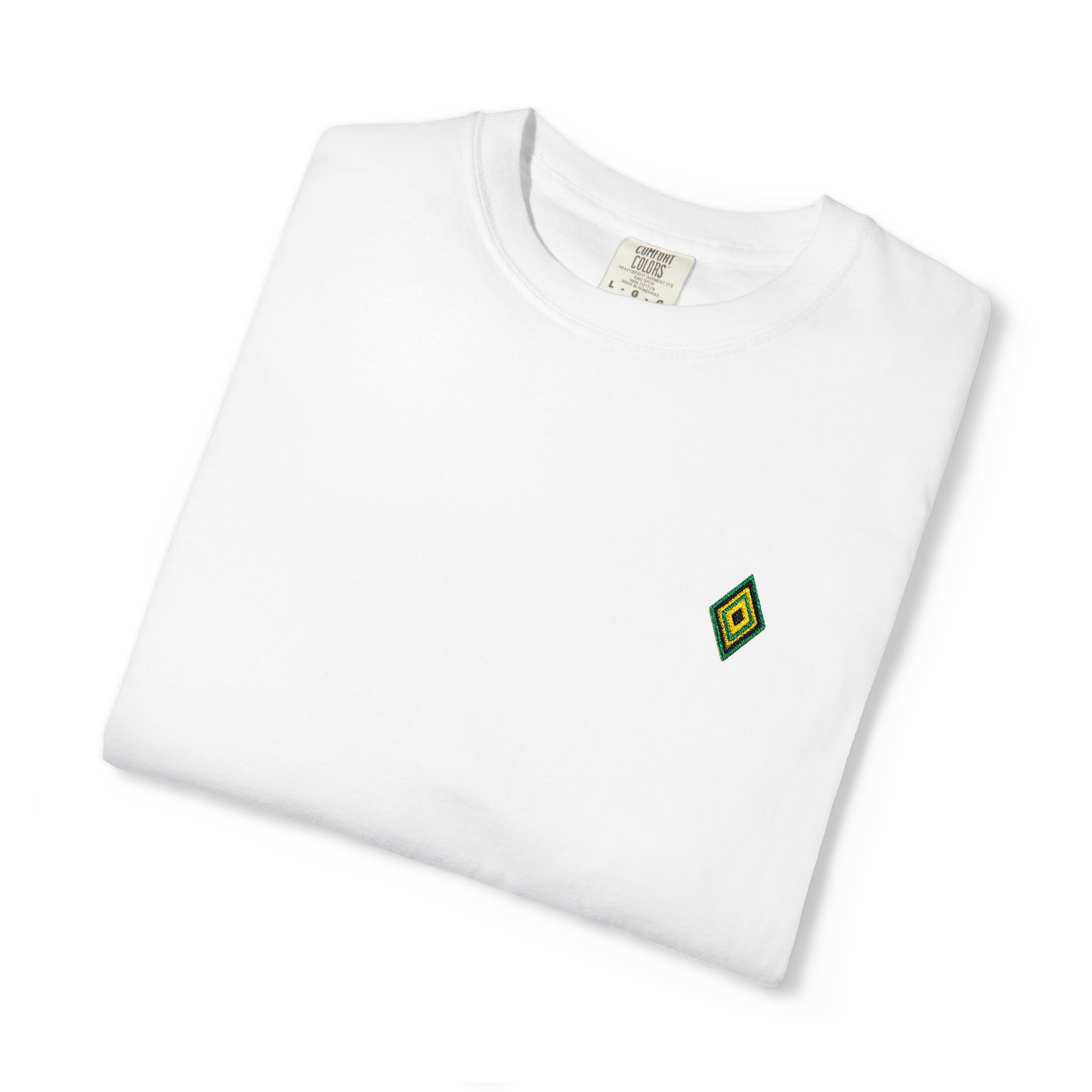Minimal Script 'Enter text' Chest Print T-Shirt | Customizable Plain Tee - Image 3