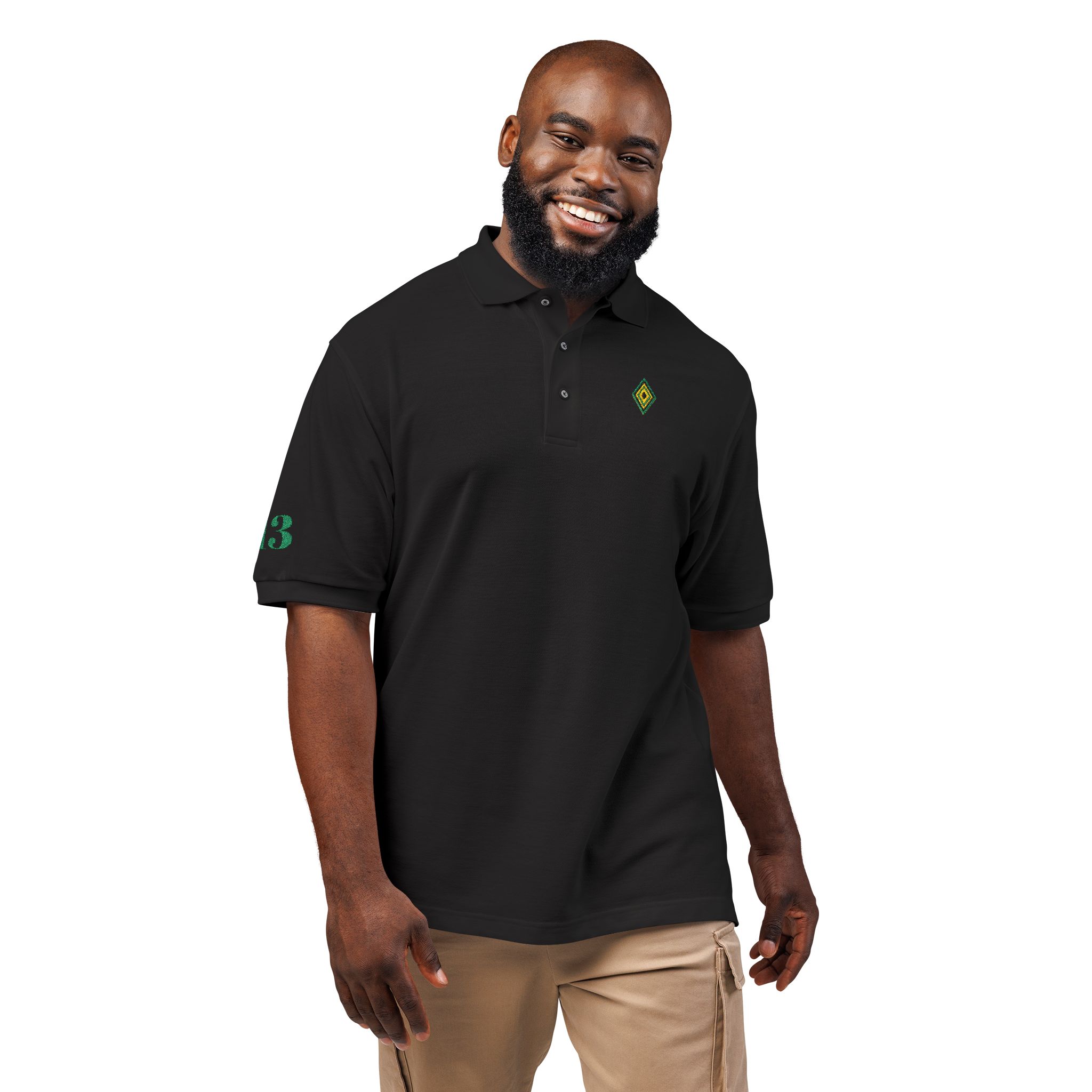Diamond Fleur Logo Polo - Image 8