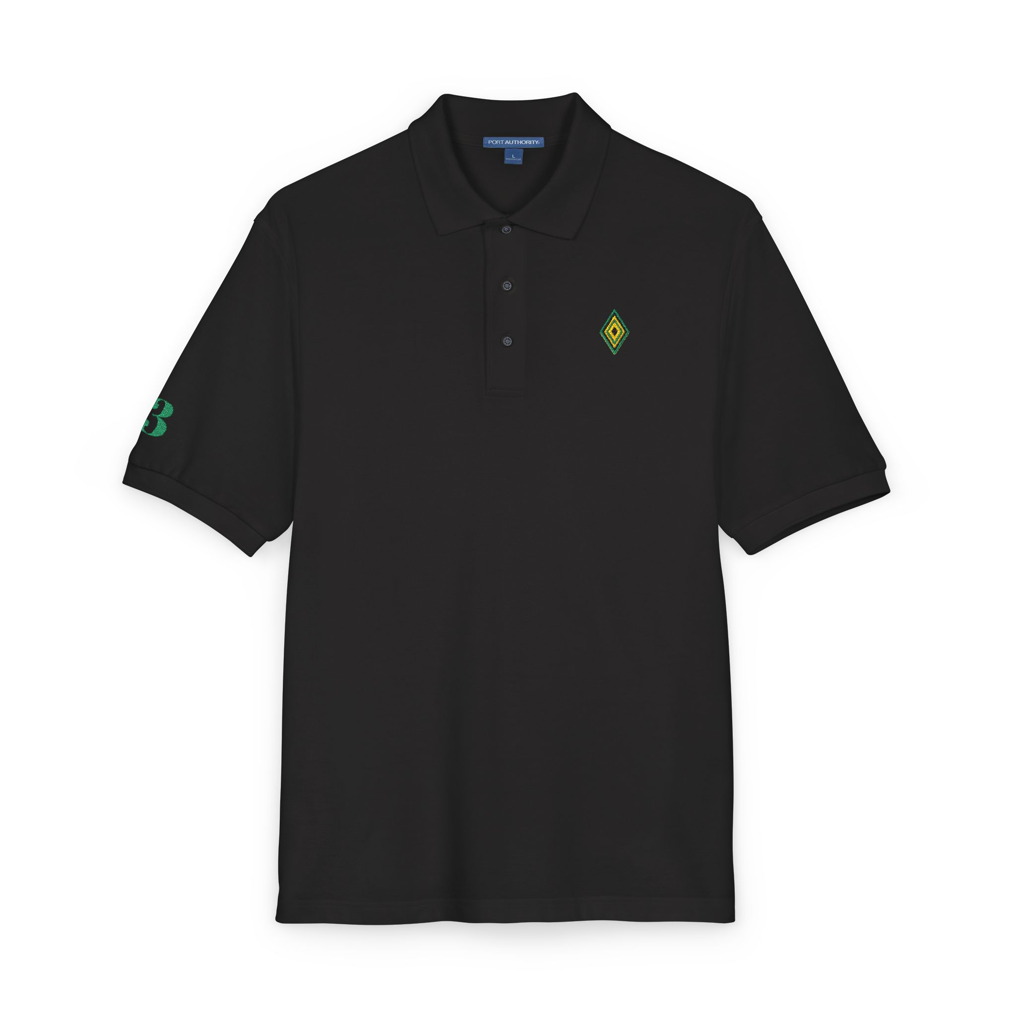 Diamond Fleur Logo Polo - Image 6