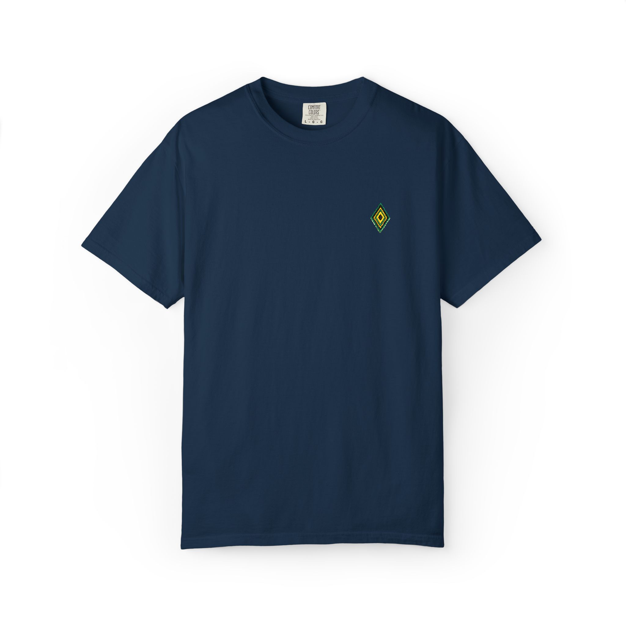 Minimal Script 'Enter text' Chest Print T-Shirt | Customizable Plain Tee - Image 17
