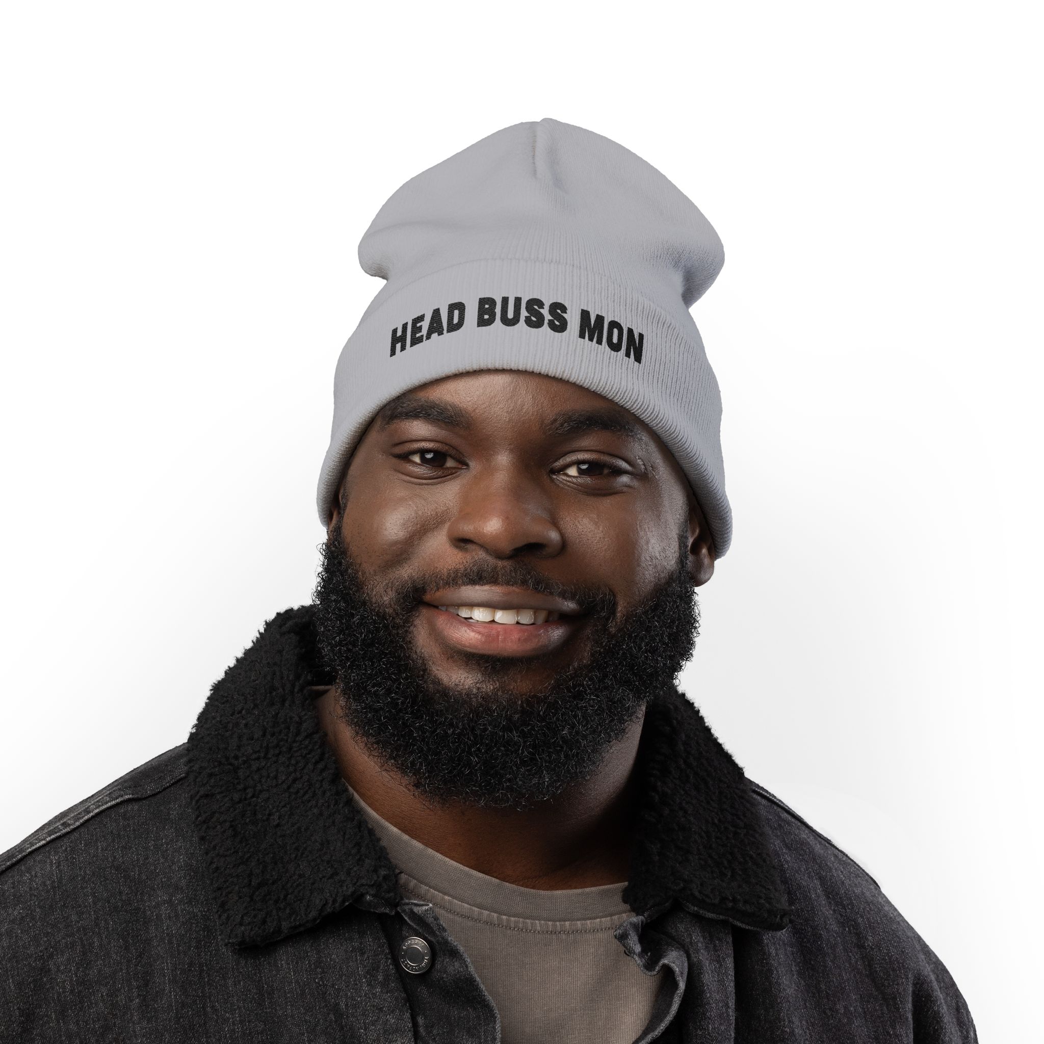 Head Buss Mon beanie, embroidered knit hat - Image 10