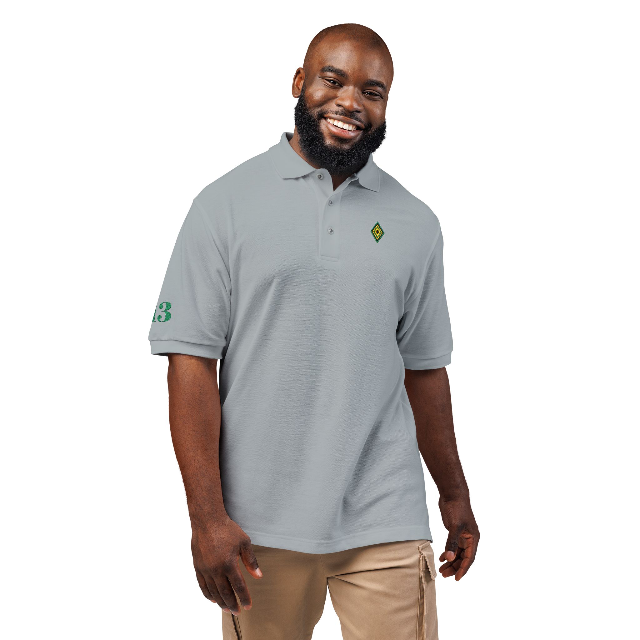 Diamond Fleur Logo Polo - Image 4