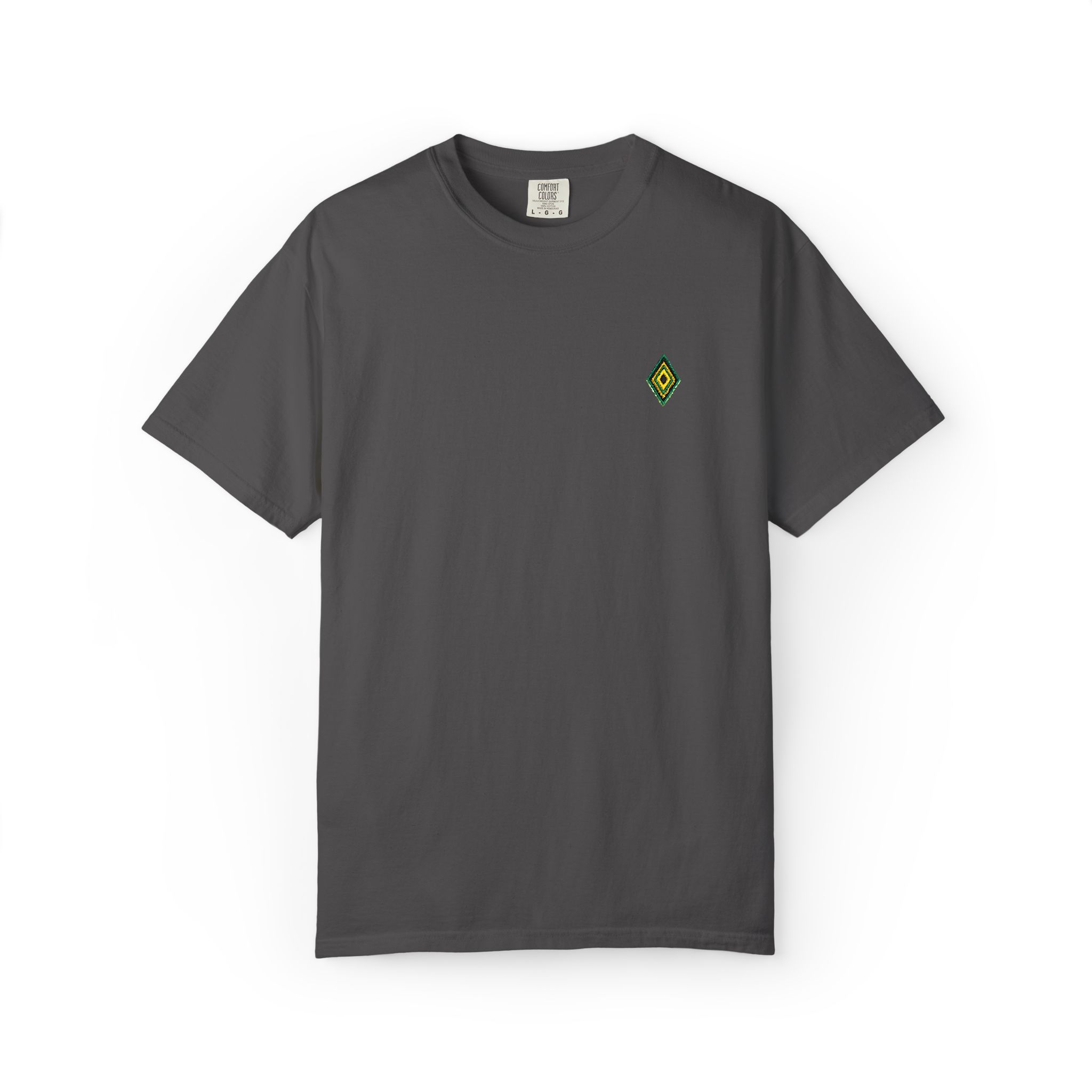 Minimal Script 'Enter text' Chest Print T-Shirt | Customizable Plain Tee - Image 21