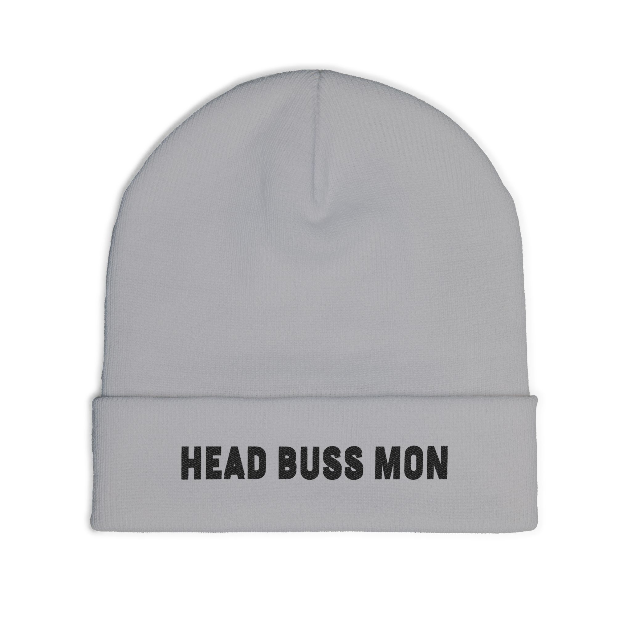 Head Buss Mon beanie, embroidered knit hat - Image 8