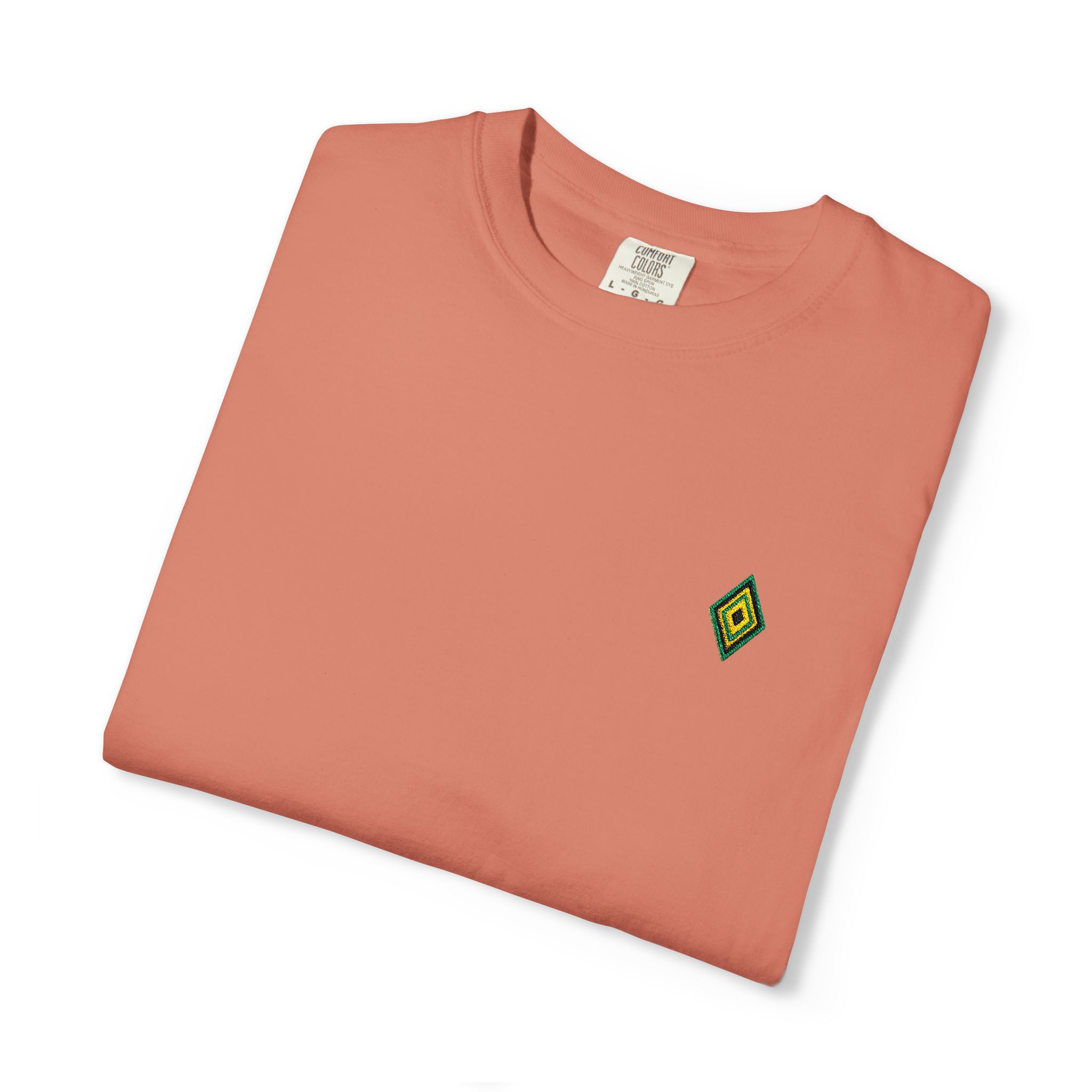 Minimal Script 'Enter text' Chest Print T-Shirt | Customizable Plain Tee - Image 7