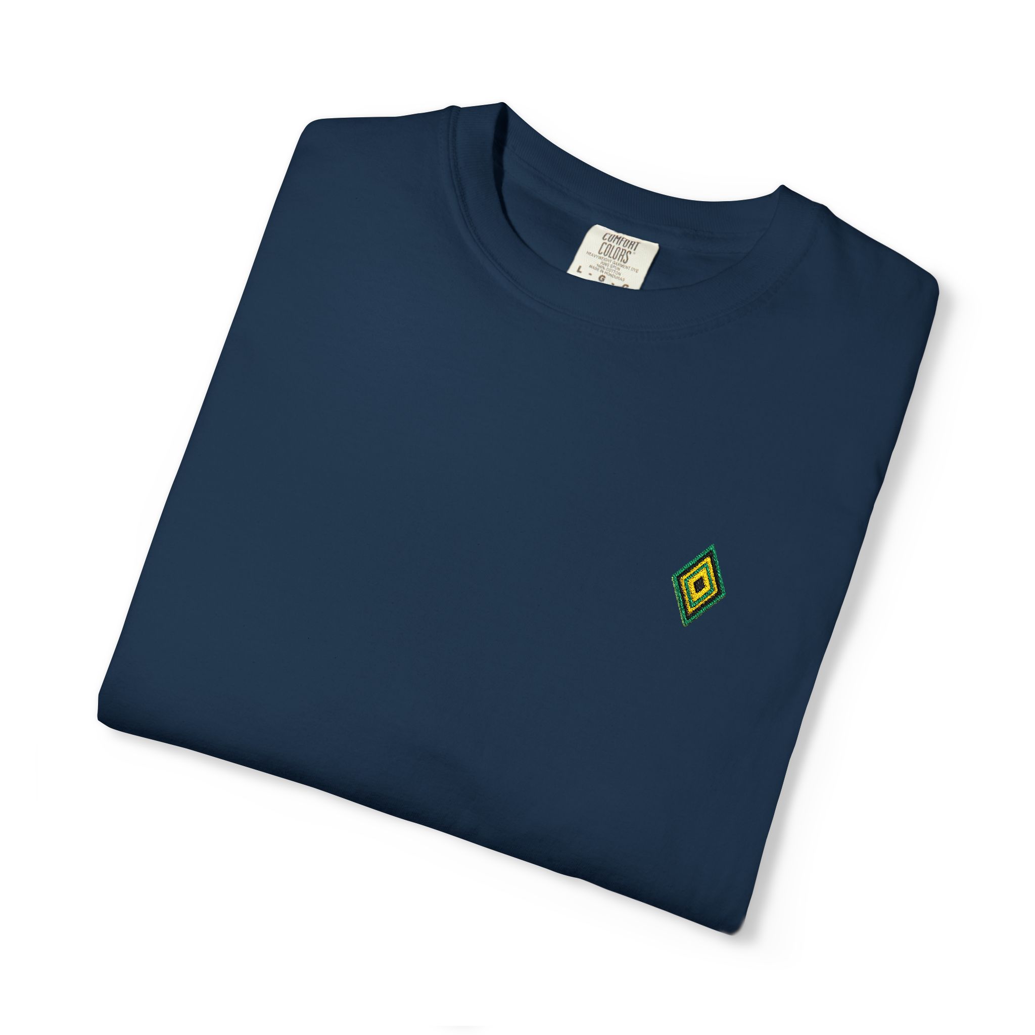 Minimal Script 'Enter text' Chest Print T-Shirt | Customizable Plain Tee - Image 19