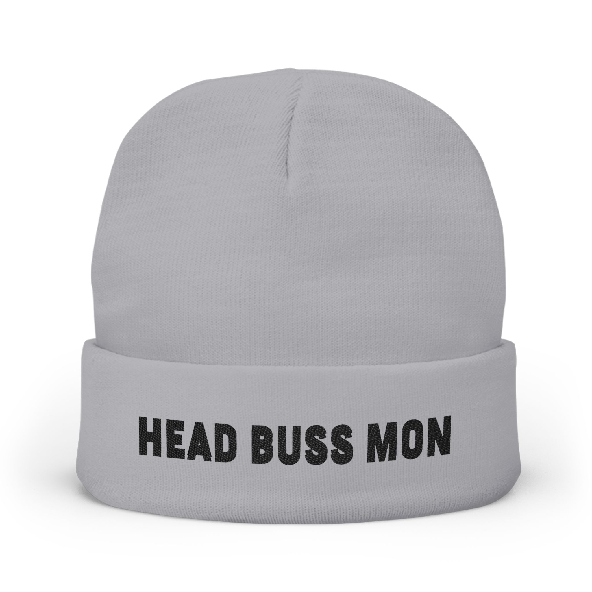 Head Buss Mon beanie, embroidered knit hat - Image 6