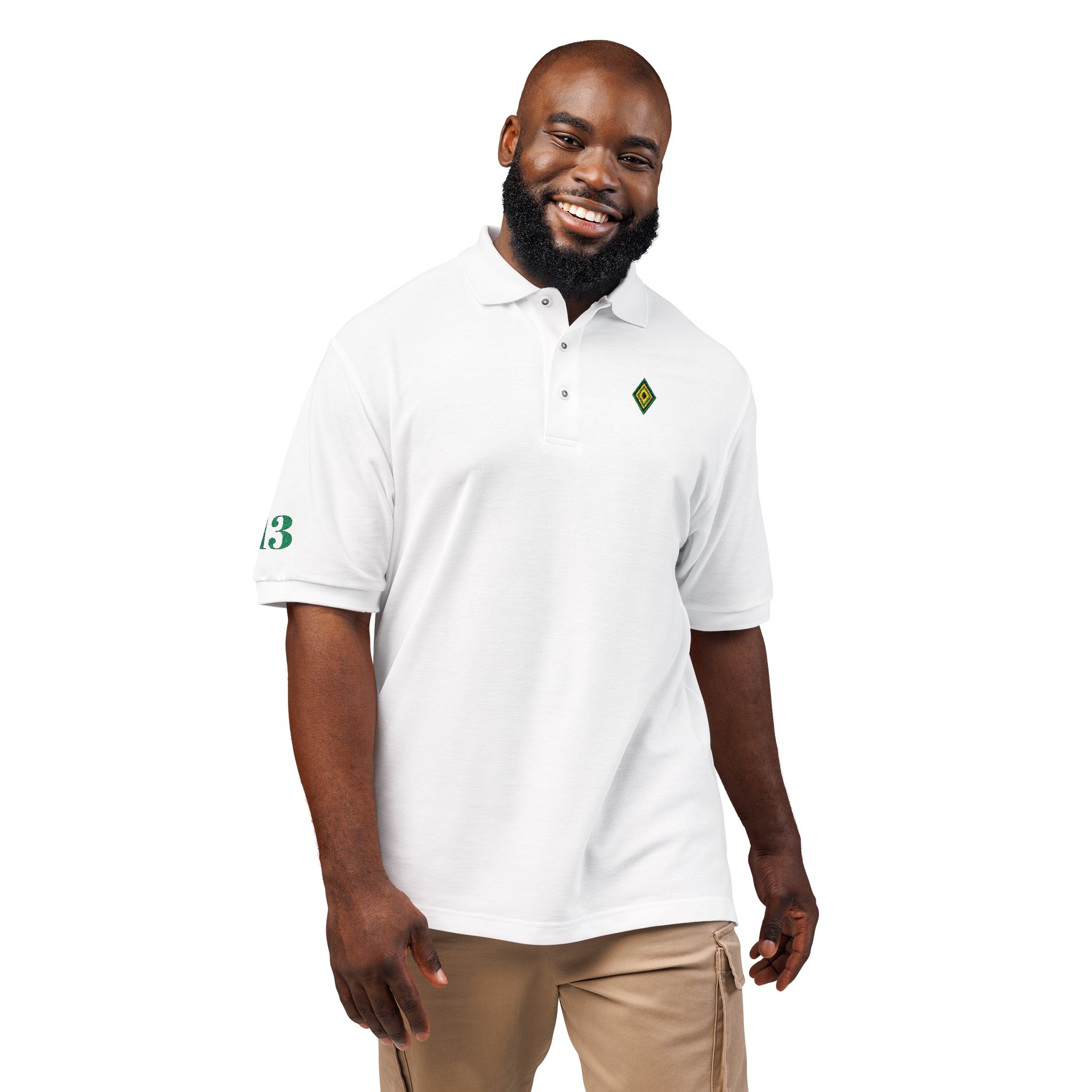 Diamond Fleur Logo Polo - Image 12
