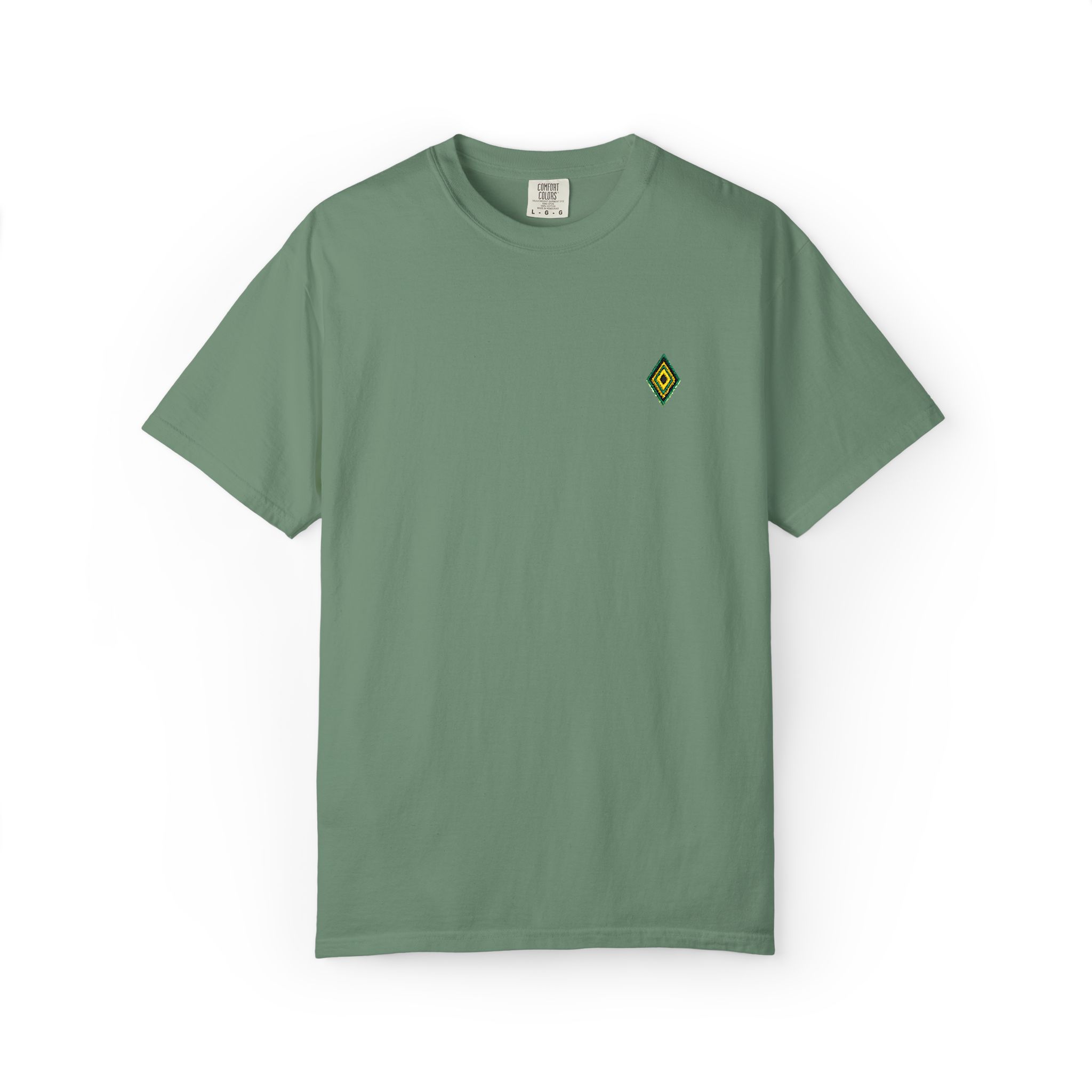 Minimal Script 'Enter text' Chest Print T-Shirt | Customizable Plain Tee - Image 13
