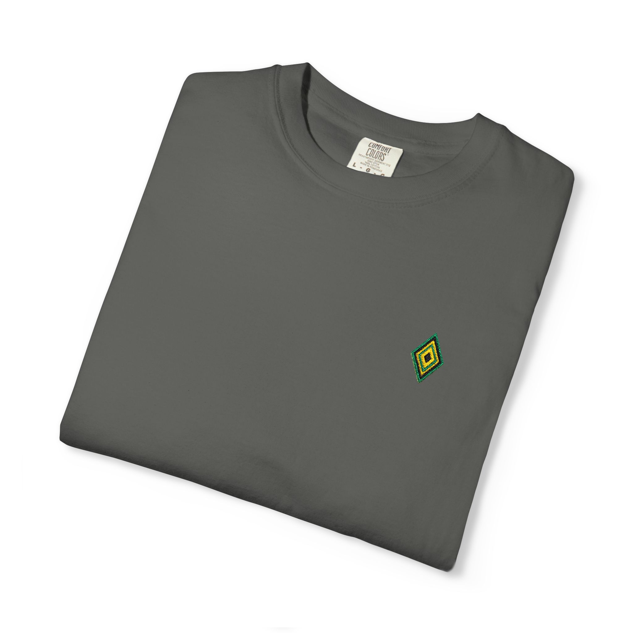 Minimal Script 'Enter text' Chest Print T-Shirt | Customizable Plain Tee - Image 11